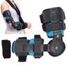 Hinged Elbow Brace, Post Op Elbow Brace with Strap, Adjustable Range of Motion, Elbow Immobilizer Injury Recovery Support Arm Sling Rom Elbow Brace