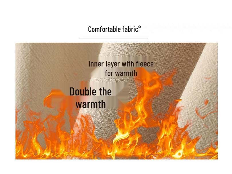 Women's Autumn/Winter Cotton Linen Hanfu: Velvet-Lined Chinese Style Long Sleeve Cardigan Monk Robe for Tea Ceremony