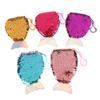 Lovely Sequined Mermaid Tail Coin Purse Cute Small Wallet Money Change Pouch Earphone Storage Bags For Children Gifts