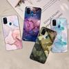 For Cover Samsung M21 Case Marble Cartoon Tpu Silicon Soft Back Phone Cover Cases For Samsung  Galaxy M21 M 21 Bumper Funda Capa