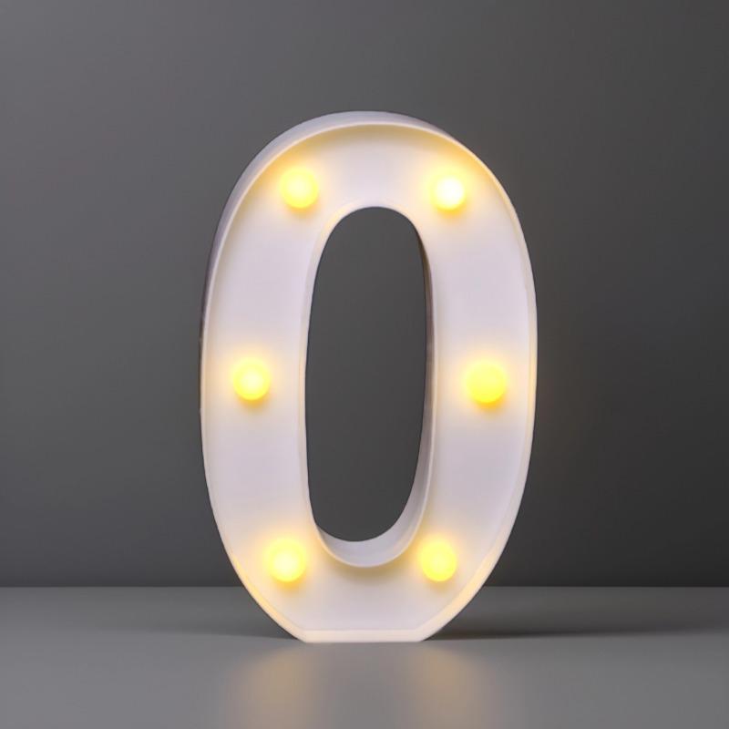 22 см светодиодные буквы и цифры для мероприятий - Идеально для дней рождения и предложений.