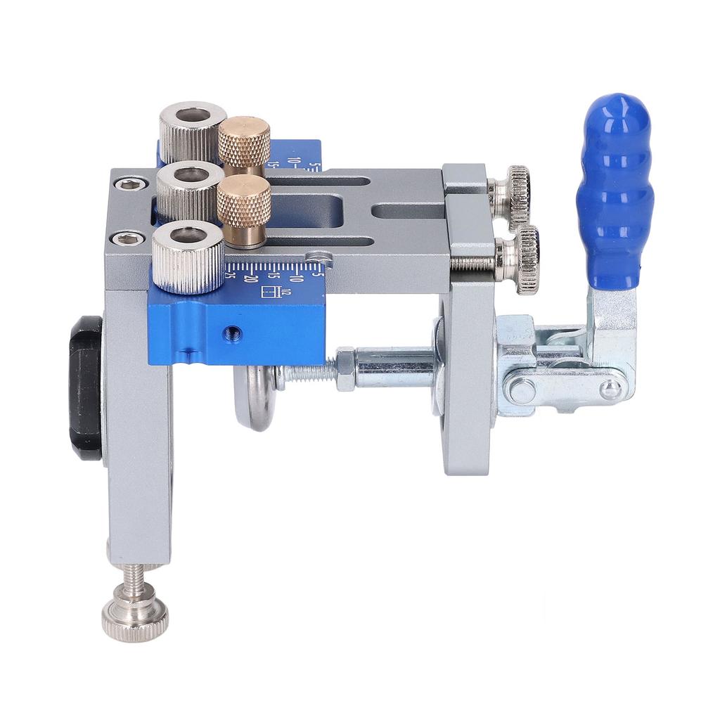 3 In 1 Hole Punch Locator Round Wood Doweling Kit Hand Drilling Puncher for Furniture Woodworking Pr