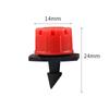 8-Hole Adjustable Red Dripper for Home Gardening Irrigation