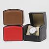 Curved PU Leather Watch Box with Flip Cover