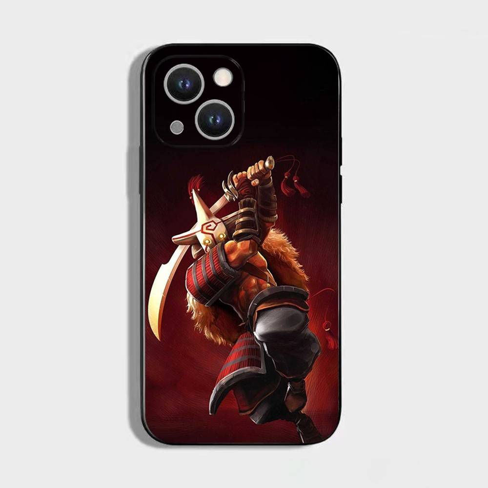 D-Dota 2 Крутой Чехол Для Телефона Для iPhone 16,15,14,13,12,11 Plus,Pro Max,XS,X,XR,SE,Mini,8,7,Мягкий Силиконовый Черный Чехол