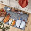 Древесина с узором гальки Мягкий кухонный ковер Анти-усталость Кухонный коврик Водонепроницаемые нескользящие коврики Набор Коврик-бегун Прикроватный ковер Абсорбирующий ковер для кухни