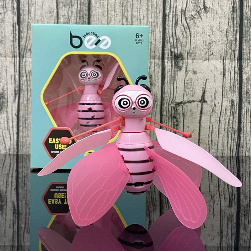 Small Flying Bee Hovering Toy With Gesture Control And Usb Charging For Kids