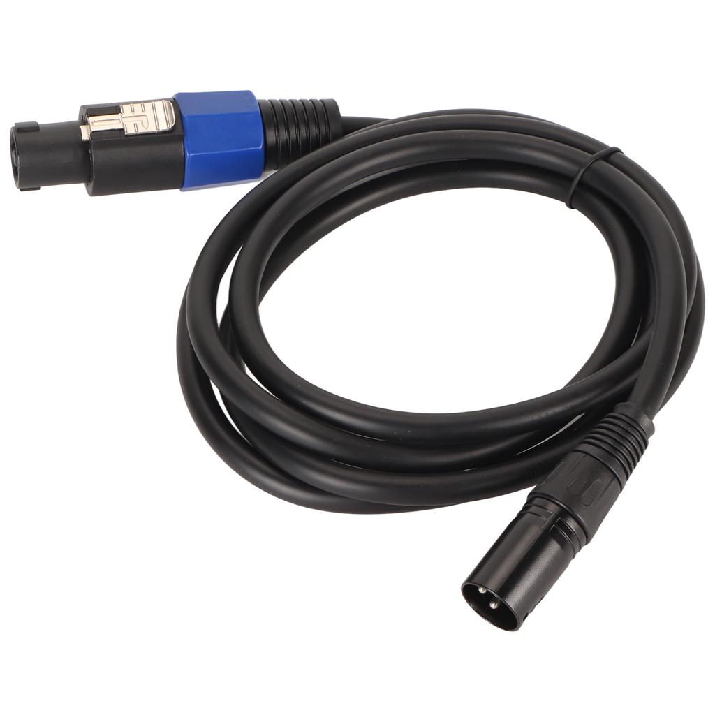 Speaker Plug Male to XLR Male Cable XLR 3pin Speaker Extension Cable for DJ PA Gig Stage Speaker 1.8M