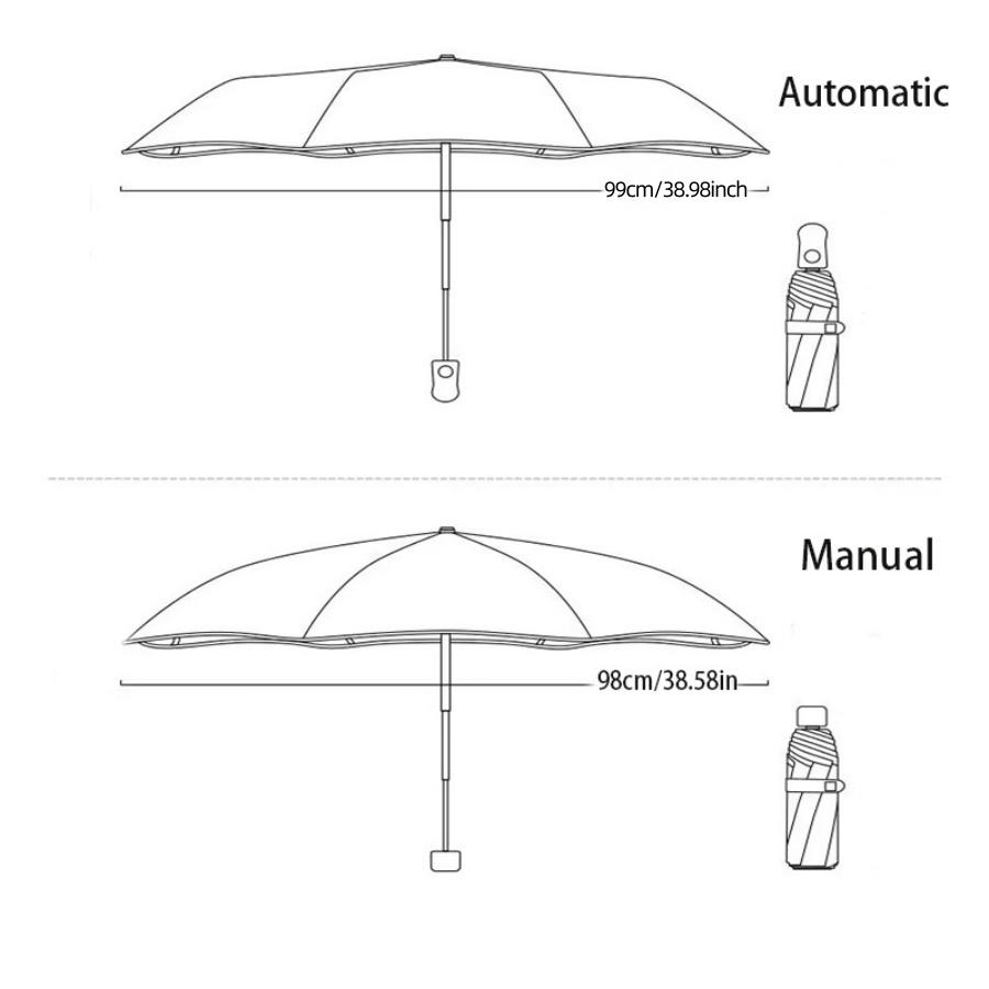 Красивый автоматический зонт «Космонавт-исследователь космоса» со светоотражающей полосой, переработка без отскока, солнцезащитный зонт, 1 шт.