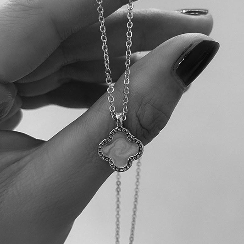 Изысканный браслет из бусин с бриллиантами в виде четырехлистного клевера - Женские роскошные универсальные украшения