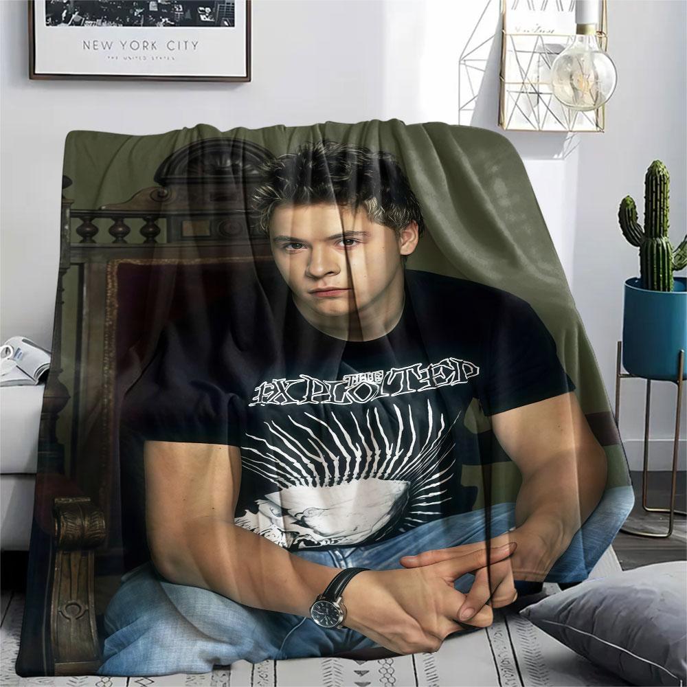 Gustav Schafer Printed Flannel Blanket, soft throw for bedroom sofa, washable, fan merchandise, great gift.