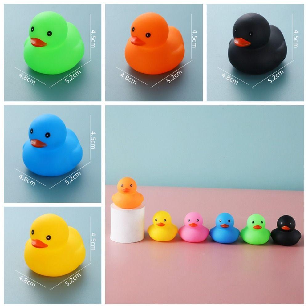 3шт с звуком сжимания плавающая утка сжимает звук игрушка маленькая желтая утка водная игрушка игрушка для ребенка