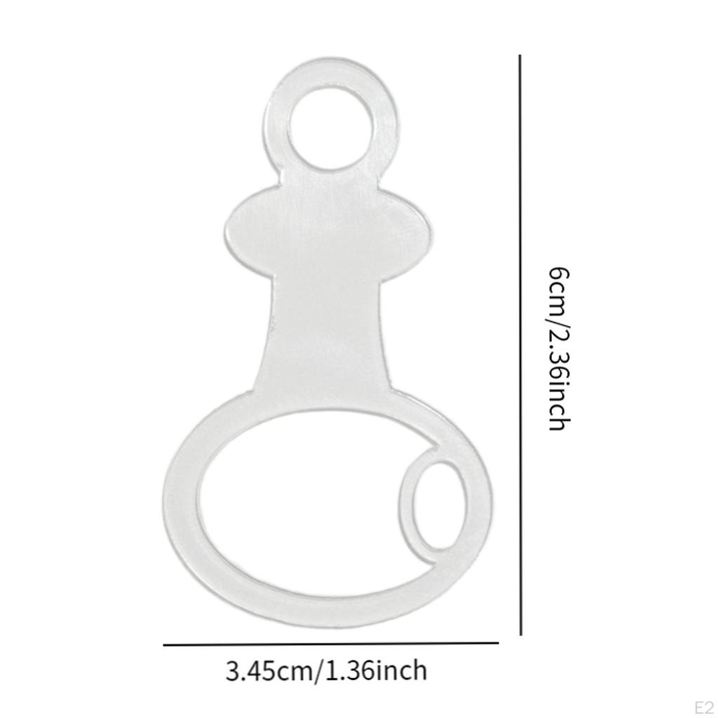 50 штук ниток мулине капли прозрачные шпульки швейные намотки прозрачные для дома