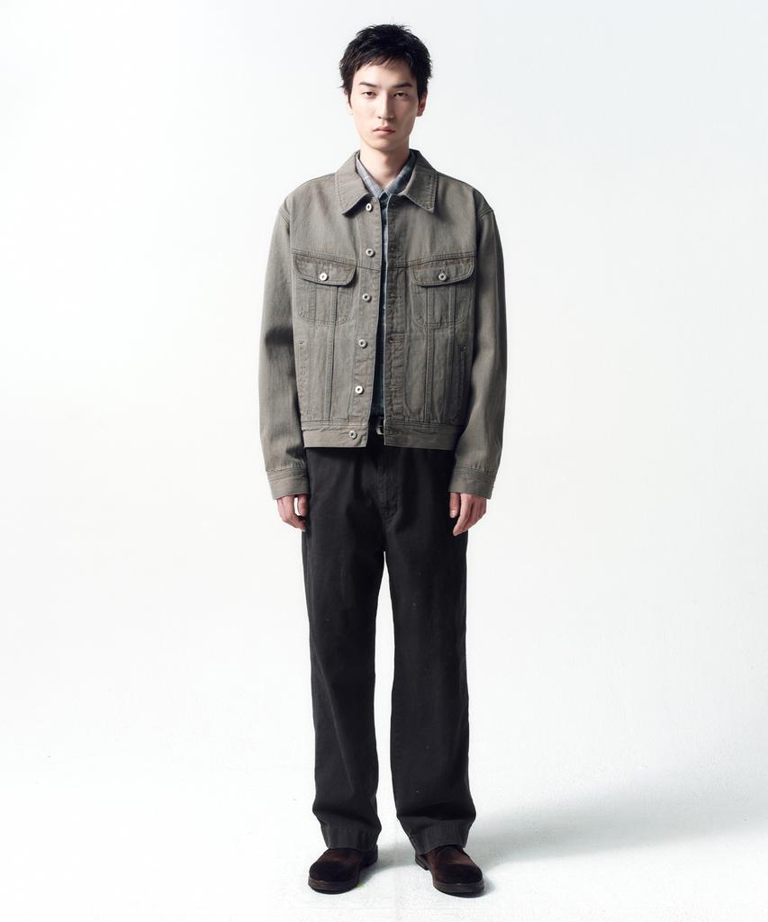 INSILENCE Vintage Officer Chino Pants Charcoal