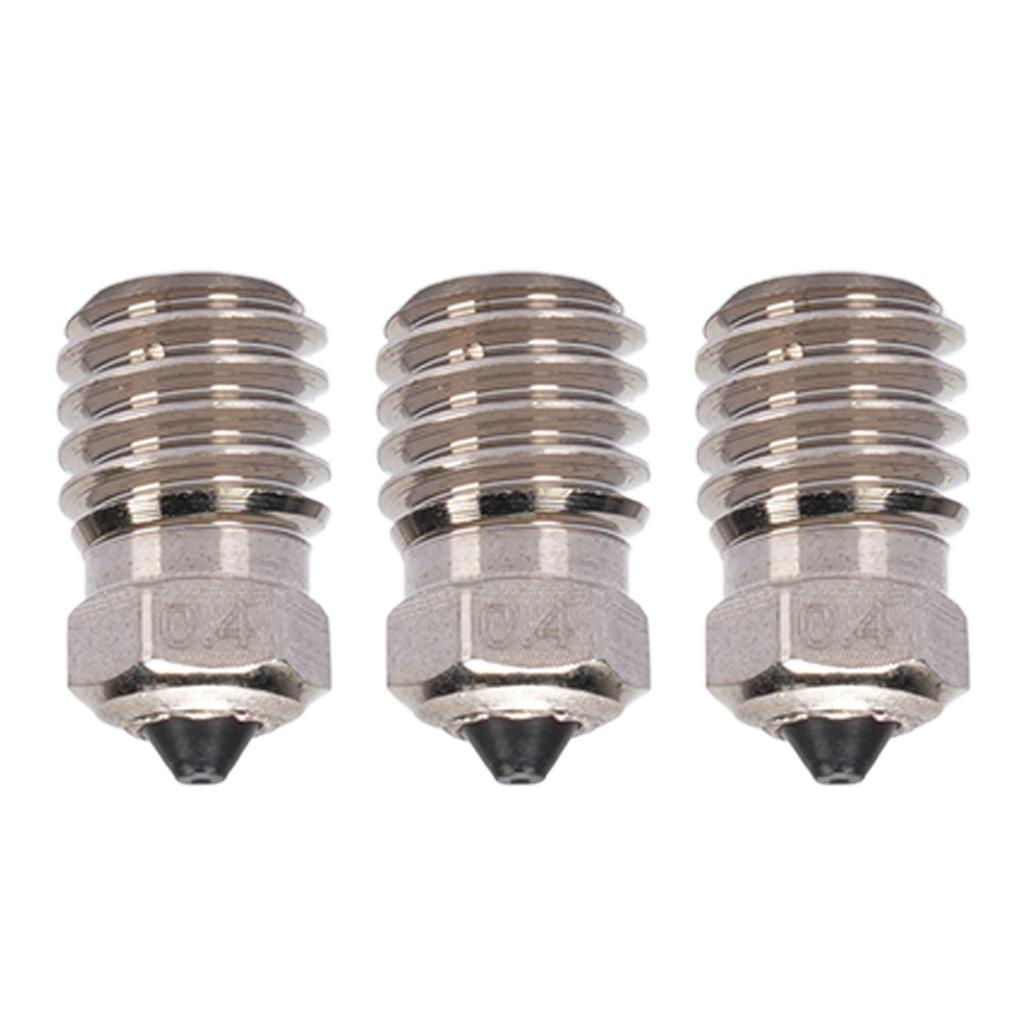 3PCS Extruder Hotend Nozzles High Flow Hardened Steel Nozzle Replacement for Lab X1 P1P 3D Printer