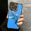 Милый Дельфин Океан Покрытие Чехол для Телефона Для iPhone 16 17 Pro Max Air 16E 14 15 Plus 12 13 Mini Защита от Падения Airbag Чехол
