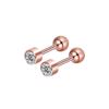 Stainless Steel Lip, Zircon Ear, and Ear Bone Studs - Trendy Piercing Jewelry