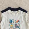 2024 Kids' Cotton Astronaut Sleeveless T-Shirt - Trendy Summer Vest for Boys & Girls