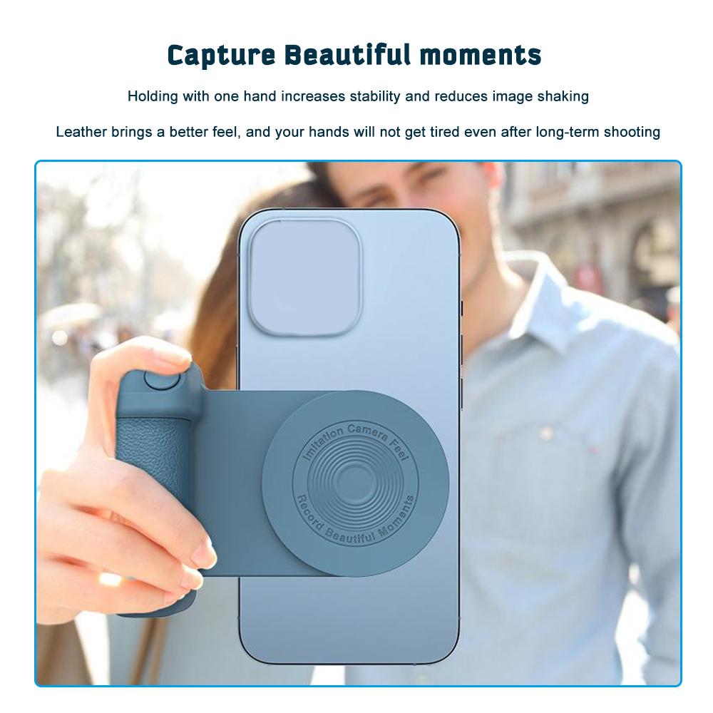 Smartphone Camera Snap Grip Multi Purpose Magnetic Camera Handle Wireless Charging Stand BT Bracket Remote Control for