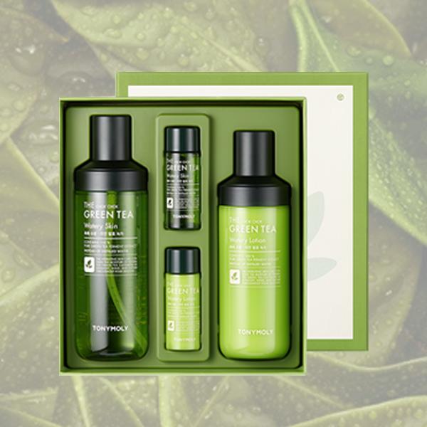 Tony Moly The Moist Green Tea Moisture Набор из 2 предметов корейская косметика