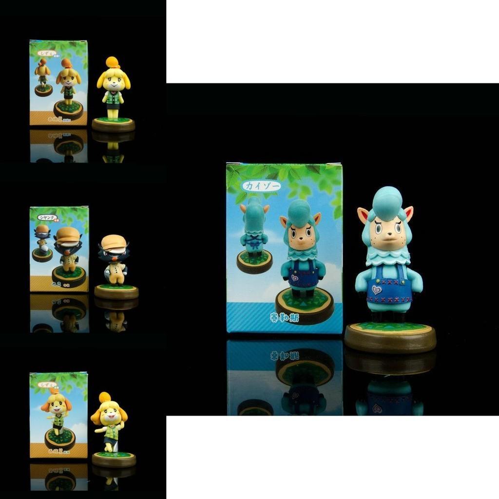 Очаровательные фигурки Animal Crossing Яркие ПВХ куклы Подарок для детей
