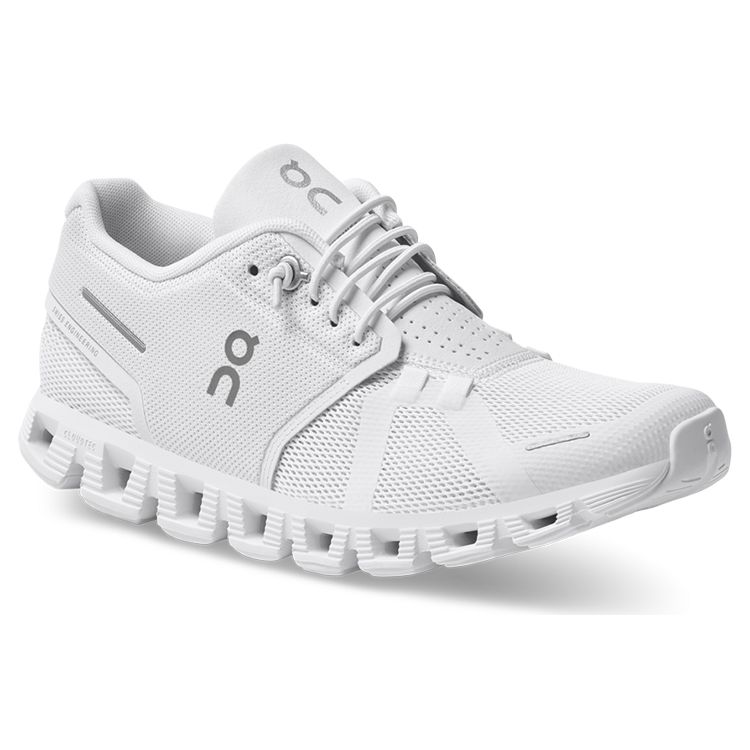 ON Cloud 5 All White Women Sneakers 59.98902