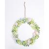 MégaCréa DIY - Création Couronne de Noël en papier cartonné Tons gris 20 cm
