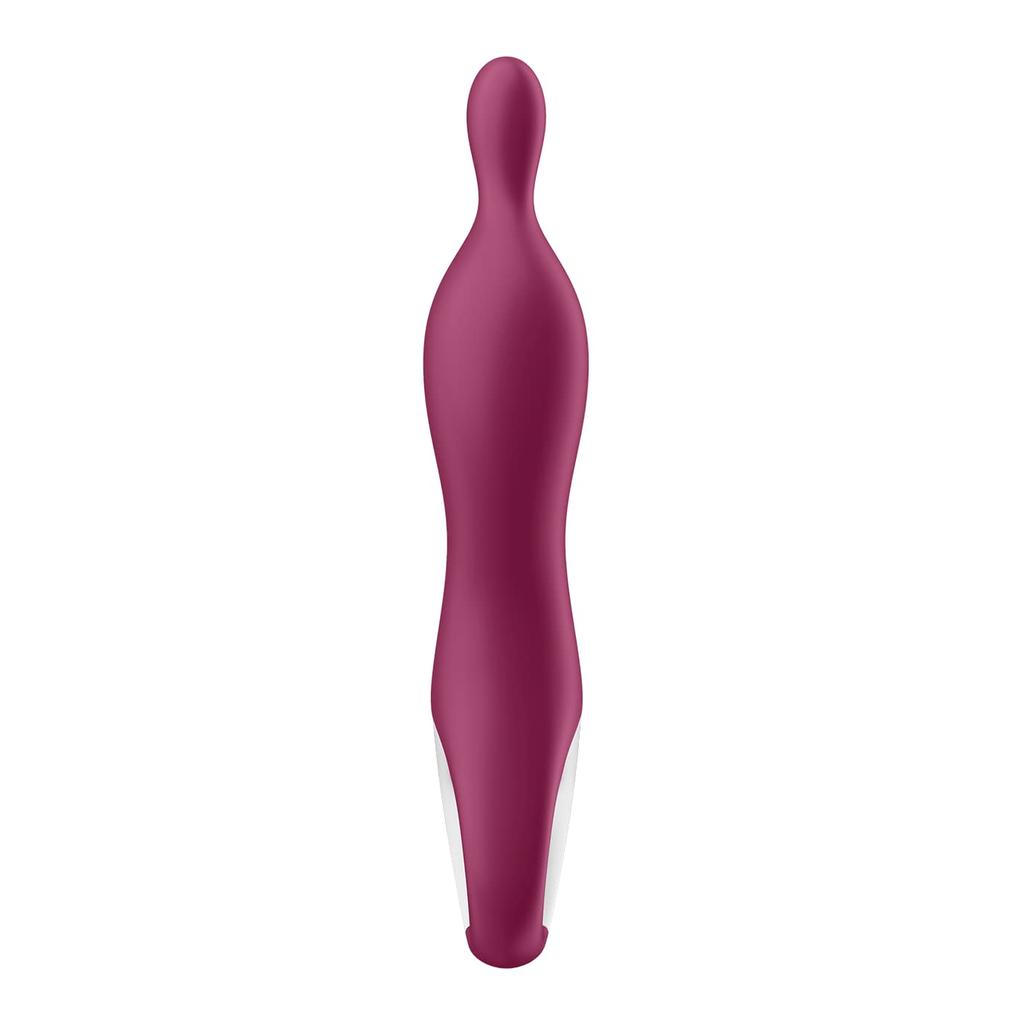 Satisfyer 1 ягодный вибратор Порция Над Глубоко внутри Точечный Мягкий наконечник головки Гибкий Средний оргазм Среднее развитие оргазма Вибратор Электрический