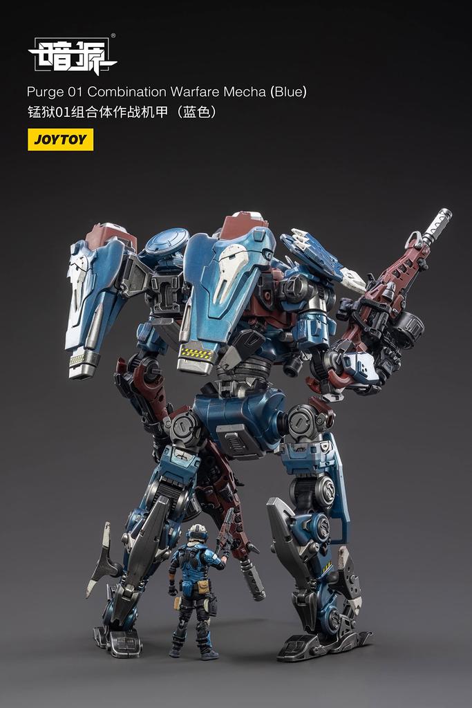 JOYTOY Dark Source Combination Strategy Mecha Blue Paint Scale PVC ABS Painted Movable Figure "Goku 01" Ver. 1/25 &