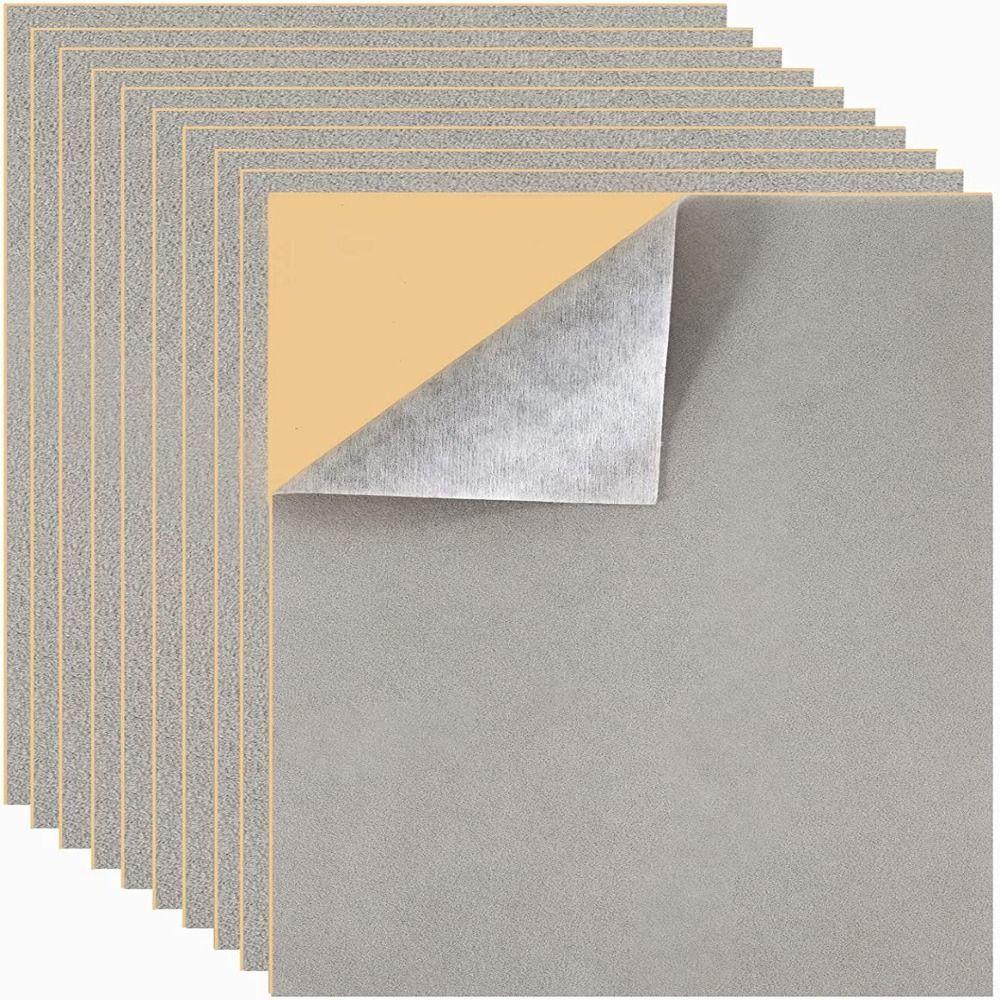 10 шт./компл., мягкий бархатный самоклеящийся фетр, пилинг и палочка для шкатулки для драгоценностей, фетровая подкладка для ящика