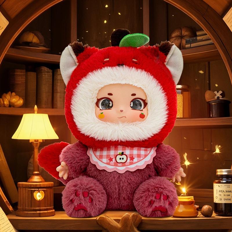 Cartoon Candy Heart Party Fruit Vinyl Doll Cute Plush Doll You Keychain Backpack Pendant Wholesale