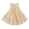 Baby One Ceremony Months [Baby Nest] Clothes, Girls' Piece, Skirt, Dress, Clothes, School, Kindergarten, Recitals, Weddings, Concerts, Beige, 6-9