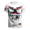 Mens Loose Fit Short Sleeve Crew Neck T-Shirt With 3D Print Soccer Fans Fall Sport Casual Wear