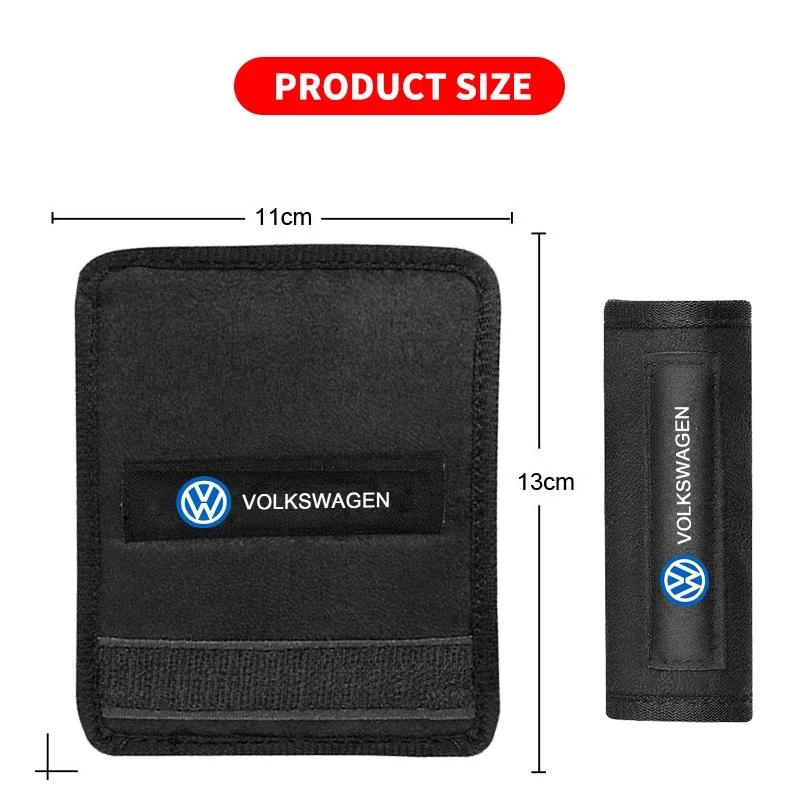 For Volkswagen Car Roof Handle Protection Pull Gloves Auto Emblem Accessories For Volkswagen VW GTI Rline R Polo Golf MK8 Passat