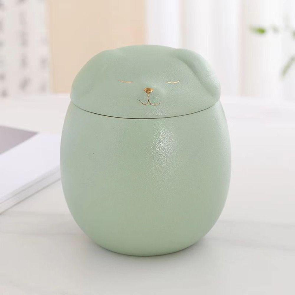 Подарочная керамическая погребальная урна для питомцев 200 мл Форма собаки/кошки Коробка для хранения праха Мемориалы с крышкой Урны для кремации собак кошек Товары для собак