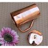 Pure Copper Jug - 1L Hand Made | with Beautiful Embosed Engraving | Copper Pitcher with Ayurvedic Health Benefits | Improved Water Taste