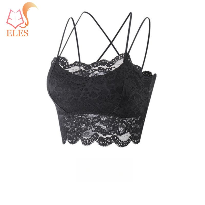 Thin Lace Beautiful Back Tube Top Underwear Bra Anti-exposure No Steel Ring Gathered Underwear Girl Chest Wrap Bra Top