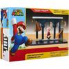 Playset - JAKKS PACIFIC - Château de lave Super Mario - Figurine 6 cm - Mécanisme boule de feu - Multicolore