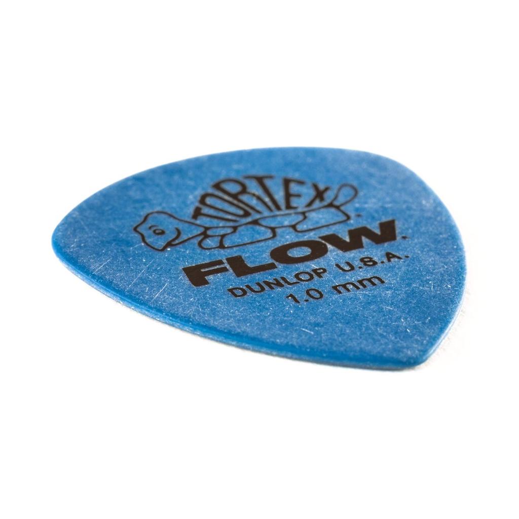 Jim Dunlop 558P100 Tortex Flow 1.0mm Guitar Picks Players Pack 12-Piece Set