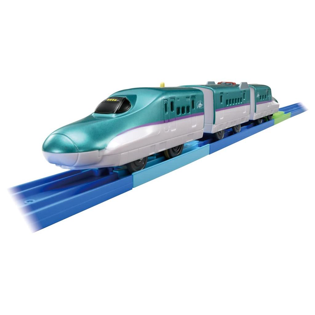 Takara Tomy Round Trip on H5 Series Shinkansen Train Toy for ages 3 and Meets toy safety standards and is ST mark "Plarail S-40 Rails! Hayabusa" up.