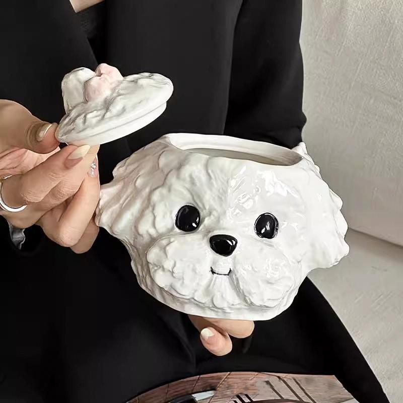 1 Набор Высоко выглядящий Стол Белая Милая Кофейная Чашка с Крышкой Праздничные Пожелания Керамические Кружки Изысканные