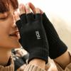 Two Finger Unisex Short Half Finger Driving Mittens Cycling Gloves Man Gloves  Mittens