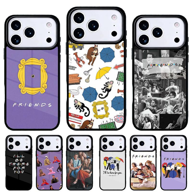 Friends TV Show soft Phone Case for iPhone 17 16 15 14 13 Pro Max Back Cover for 12 11 Pro Coque