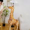Большая Реалистичная Плюшевая Кукла Жирафа 100/120/140см Мягкая Набивная Игрушка для Детей Гипоаллергенная Подушка-Жираф Домашний Декор Реквизит для Фотографии