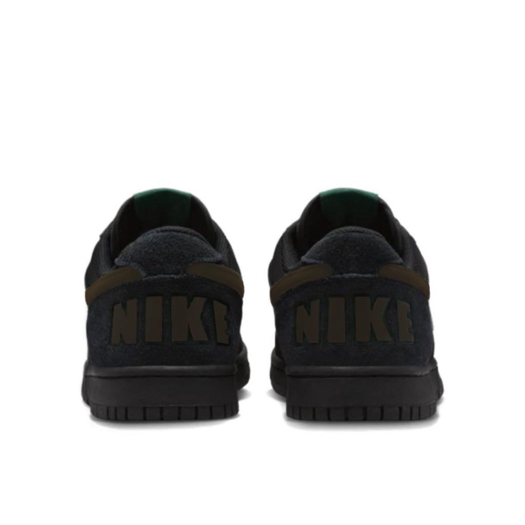 Nike Big Coverage Slip Resistant Abrasion Resistant Low top Skateboard Shoes Men's Black Brown 854166-008(Team2116-)