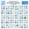 Misty Mountain Love Waterproof Decorative Pet Handbook Sticker Book 30 Sheets Per Pack