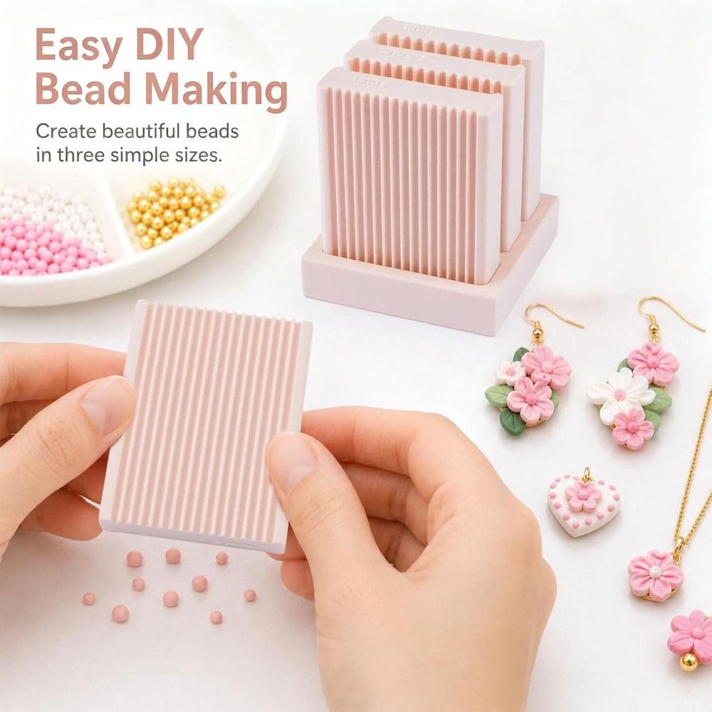2-in-1 Clay Ball Maker 1&1.5&2mm Bead Shaping Tool Mini Polymer Clay Bead Maker for Jewelry Making