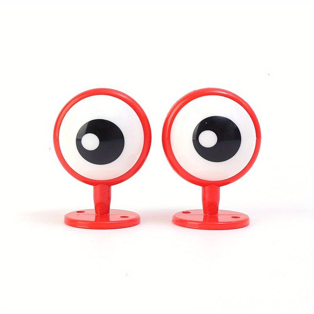 Motorcycle Riding Helmet Paste Decorative Accessories, Cool Cute Cartoon Eye Shaped Helmet Decoration, Motociclista Accesorios