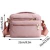 Waterproof Shoulder Bag Women Casual Crossbody Bag Multifunction Handbag Messenger Bag