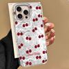 Летний Чехол для Телефона с Фруктом Вишня Женский Водная Текстура для iphone 16 15 14 7 8 Plus 13 11 12 Pro Max X XS XR SE 2022 2020 16e Чехол
